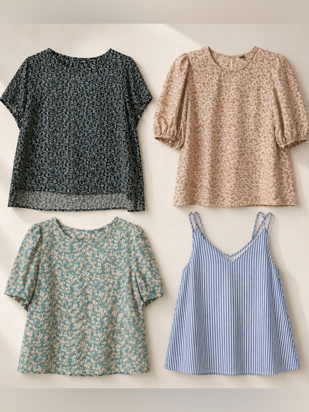 Women’s Floral & Stripe Tops - Assorted Colors